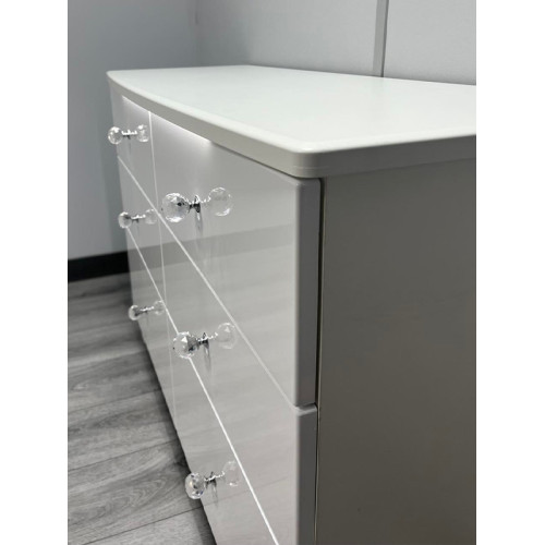 Ikea white store gloss dresser